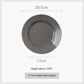 Home Western Plate Creative Porcelain Dinner Plate